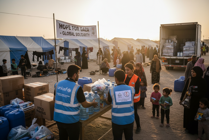 Humanitarian Work in Gaza